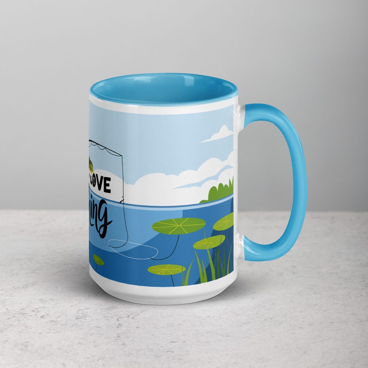 I Love Fishing Elegant Coffee Mug & Tea Cup - Image 18