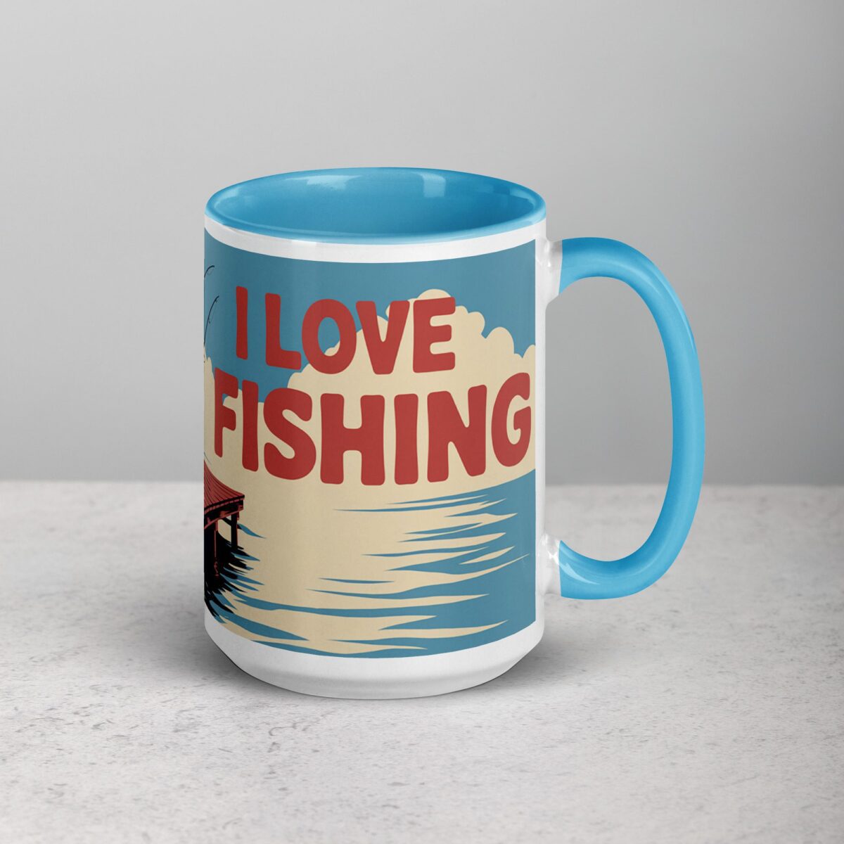 I Love Fishing Retro Coffee Mug & Tea Cup - Image 18