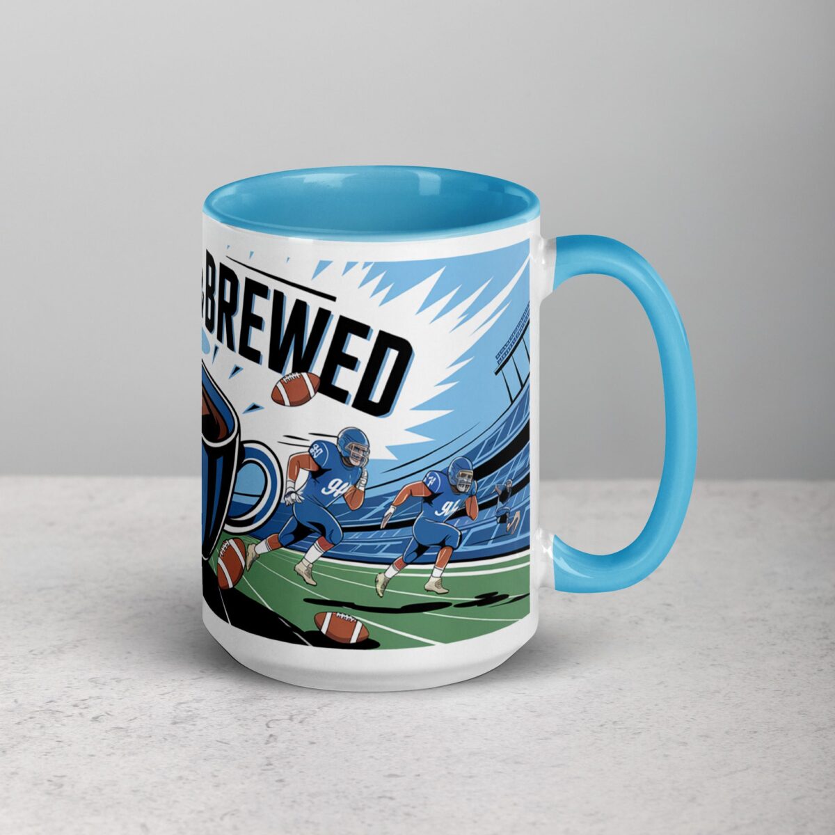 Blitzed & Brewed Football Coffee Mug - Image 18