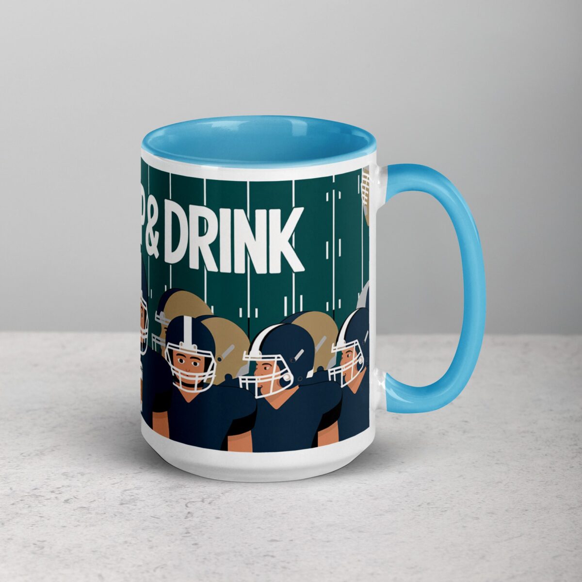 Huddle Up & Drink Football Coffee Mug & Tea Cup - Image 18