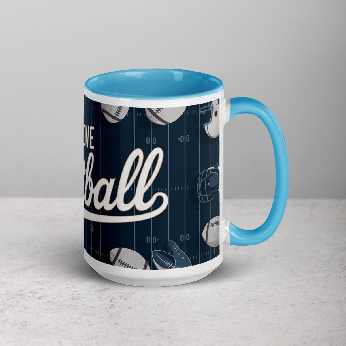 I Love Football Sophisticated Coffee Mug & Tea Cup - Image 18