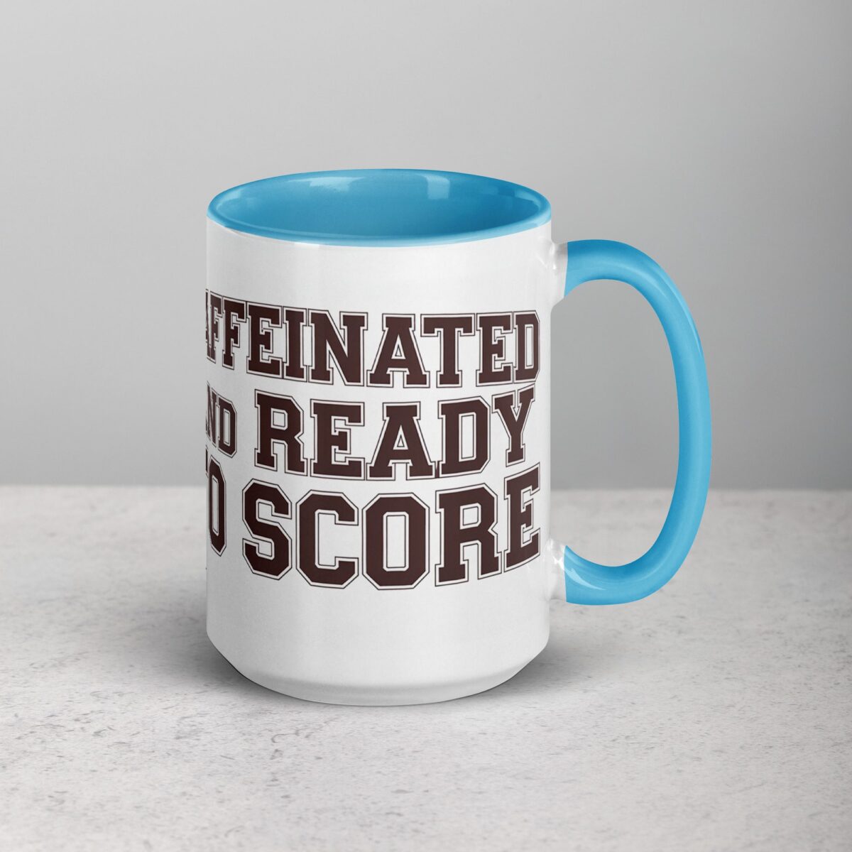 Caffeinated and Ready to Score Hockey Mug - Image 18