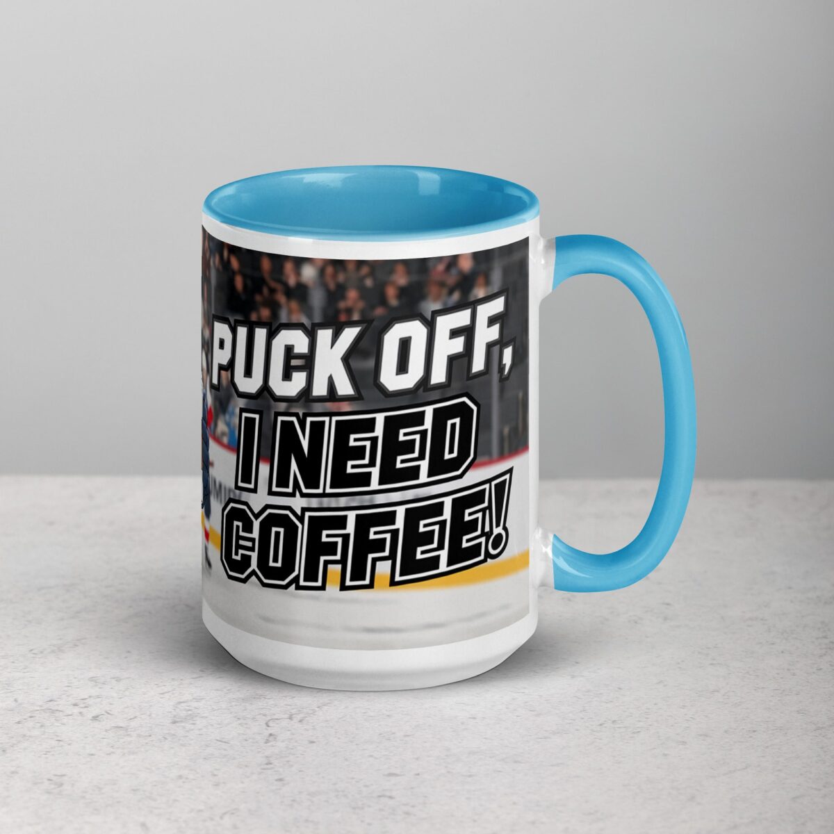 Puck Off, I Need Coffee! Hockey Mug - Image 18