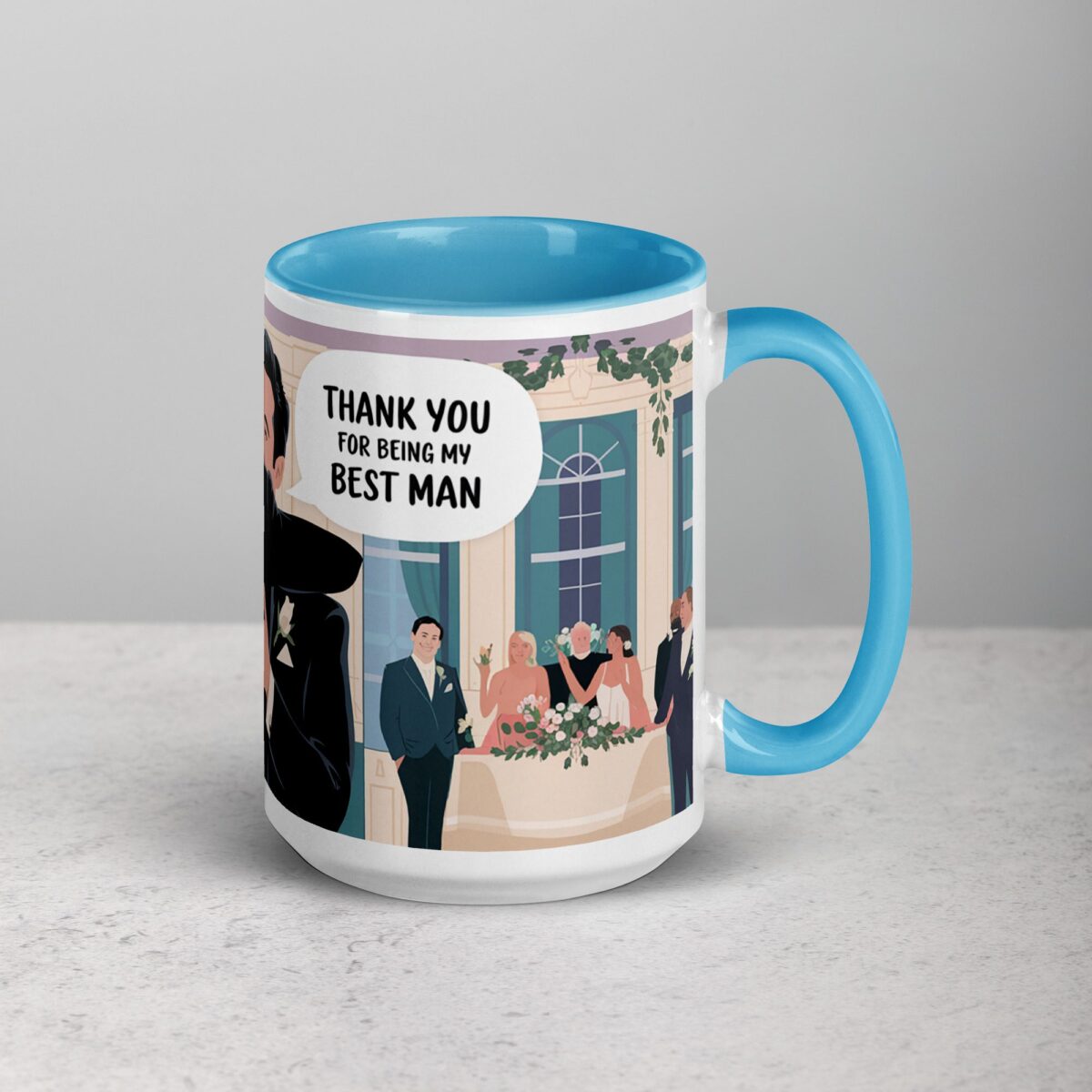 Elegant Thank You Best Man Coffee Mug & Tea Cup - Image 18
