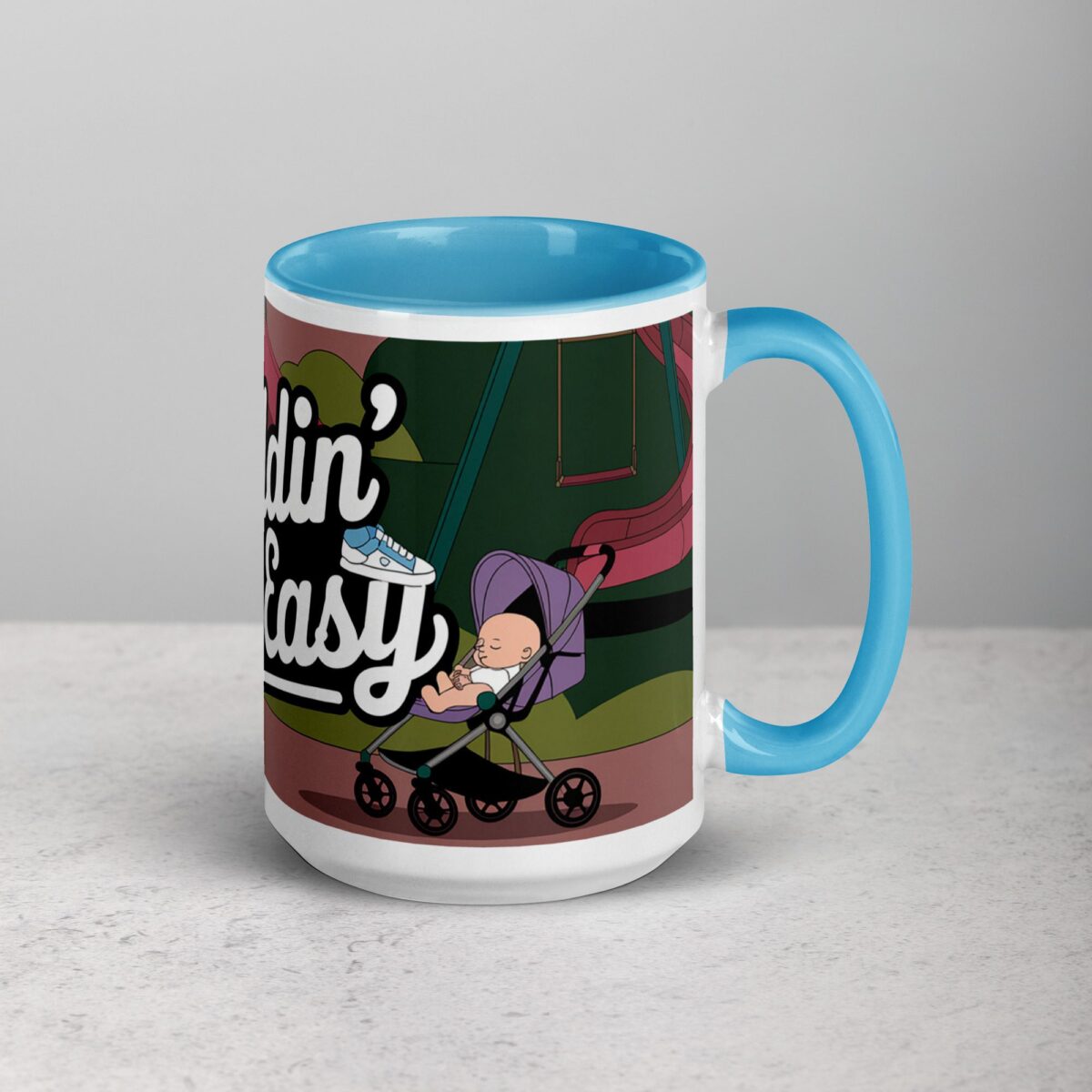 Daddin Ain't Easy  Coffee Mug & Tea Cup - Image 18