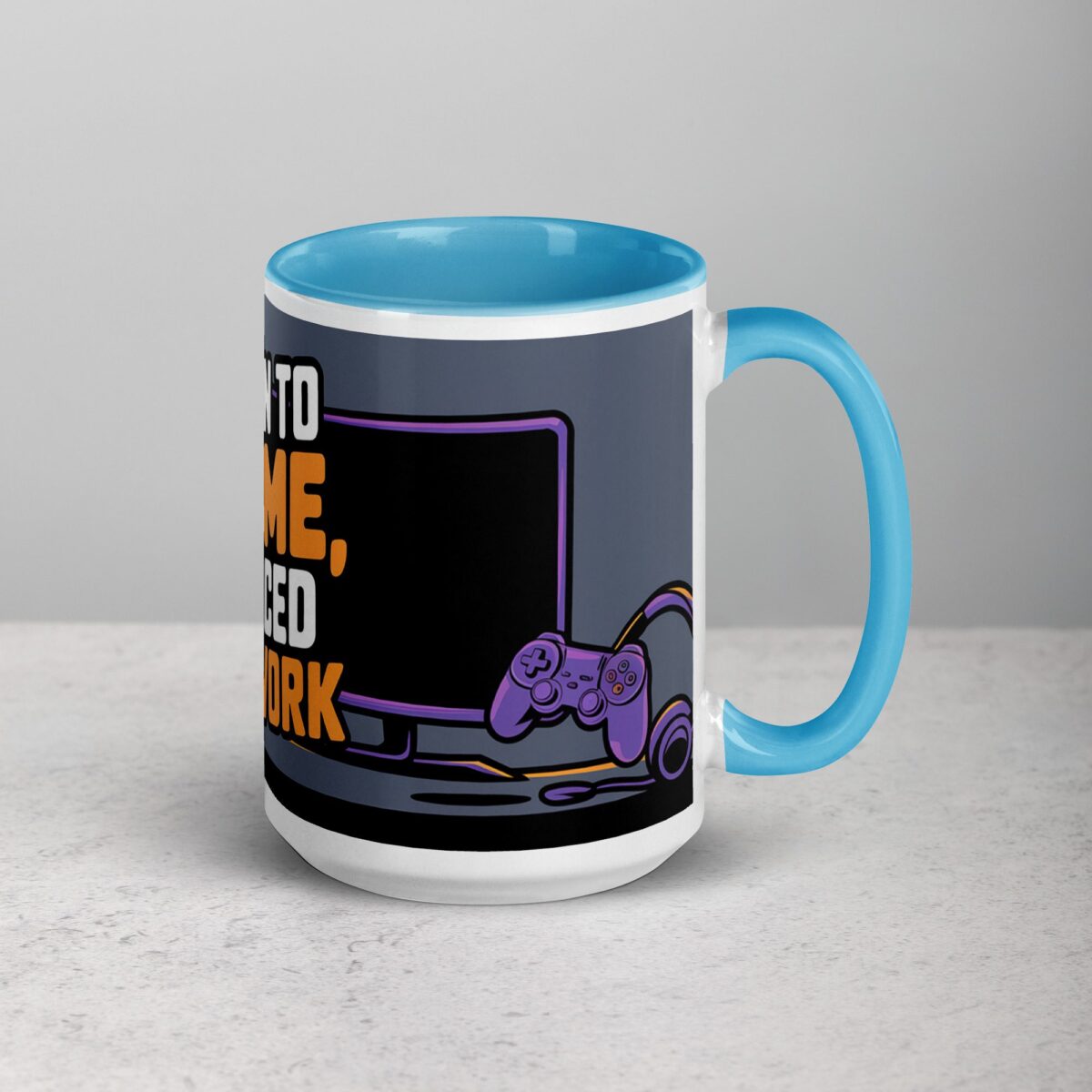 Born to Game, Forced to Work Gamer Coffee Mug - Image 18