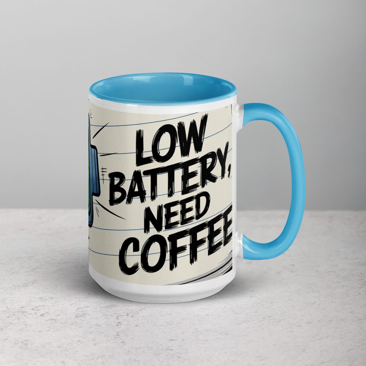 Low Battery, Need Coffee Gamer Mug - Image 18
