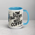 Low Battery, Need Coffee Gamer Mug - Image 18