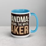 Grandma: The Legend, The Myth, The Baker Coffee Mug - Image 18