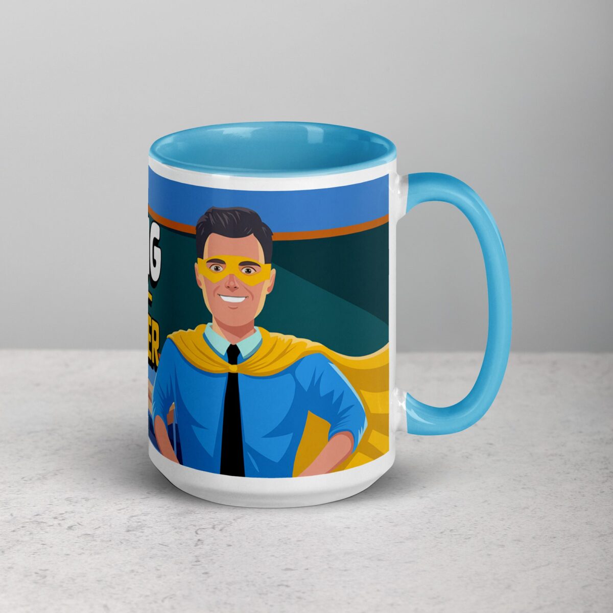 Teaching Is My Superpower Man Coffee Mug & Tea Cup - Image 18