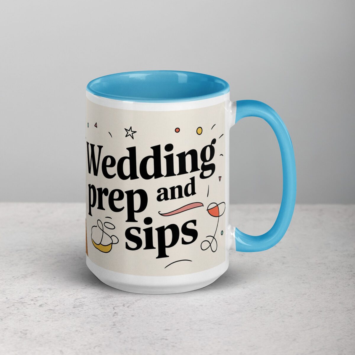 Wedding Prep and Sips Bridesmaid Mug - Image 18