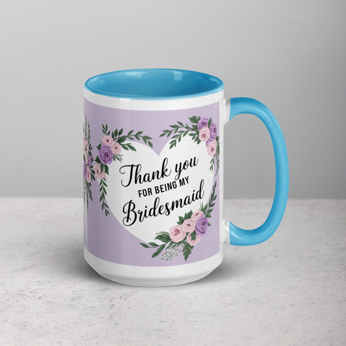 Thank You for Being My Bridesmaid Sophisticated Coffee Mug - Image 18