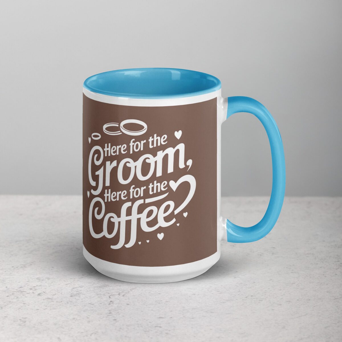 Here for the Groom, Here for the Coffee Wedding Mug - Image 18