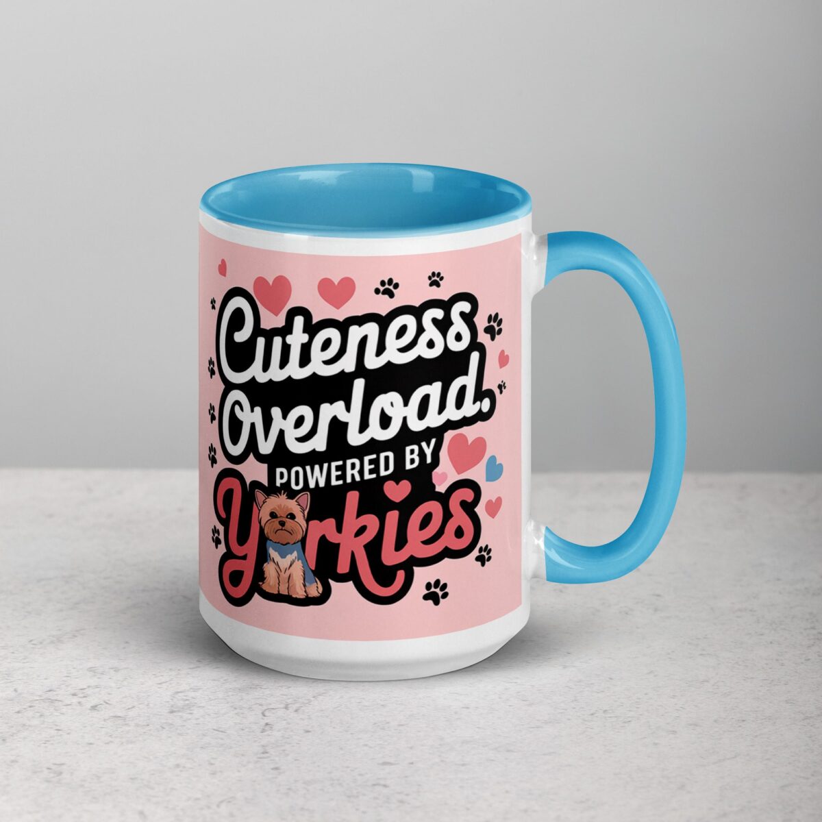 Cuteness Overload: Powered by Yorkies Coffee Mug - Image 18