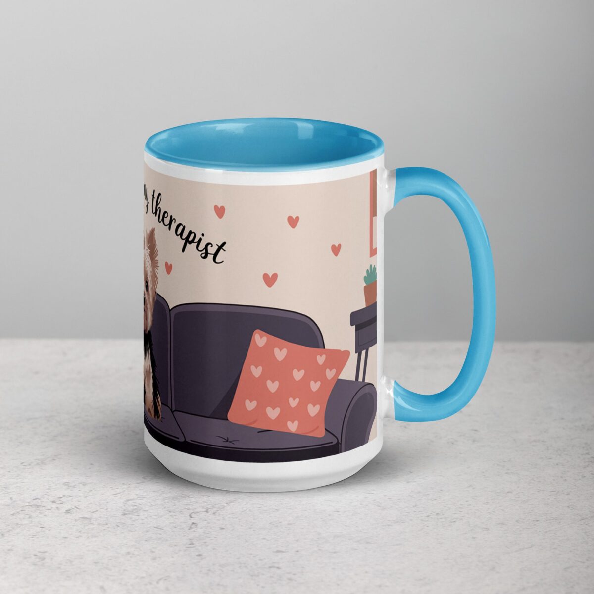 My Yorkie Is My Therapist Coffee Mug - Image 18