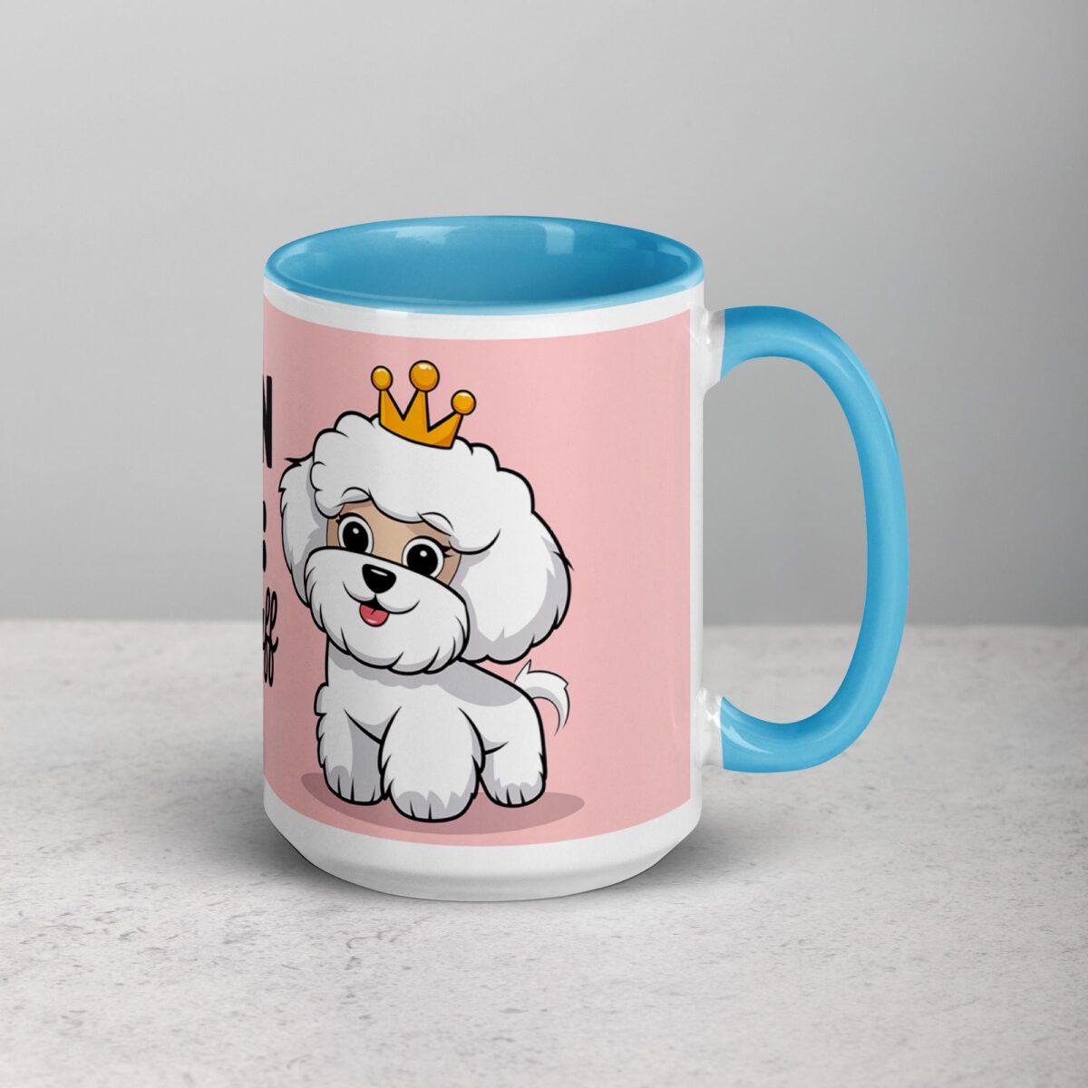 Bichon Mom: Queen of Fluff Coffee Mug - Image 18