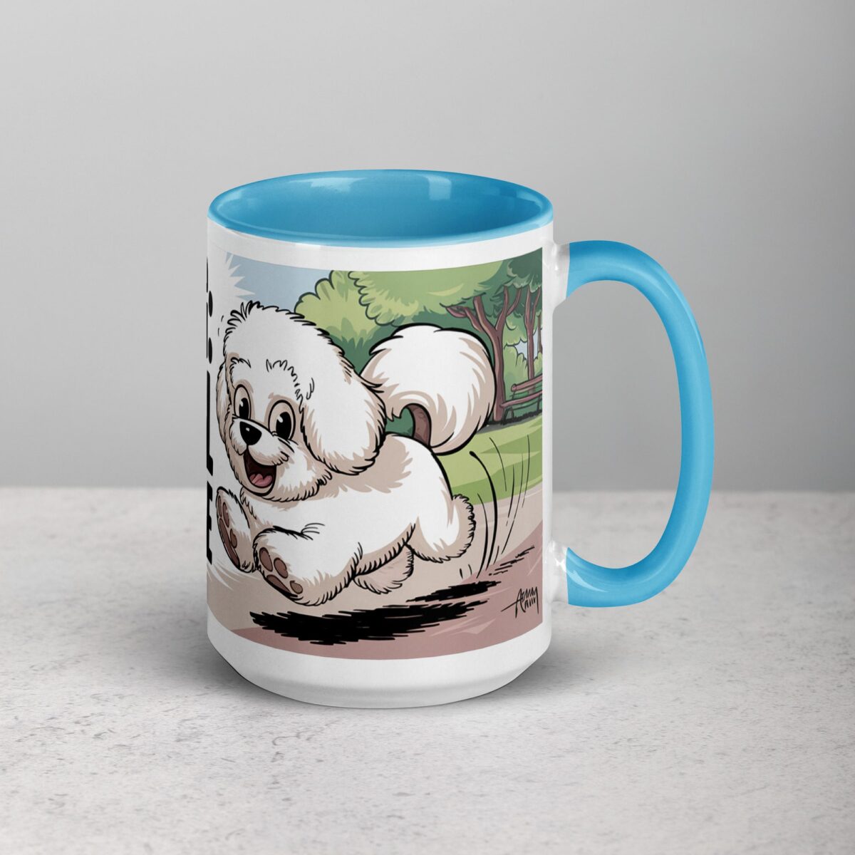 Warning: Fluff Ball on the Loose Coffee Mug - Image 18