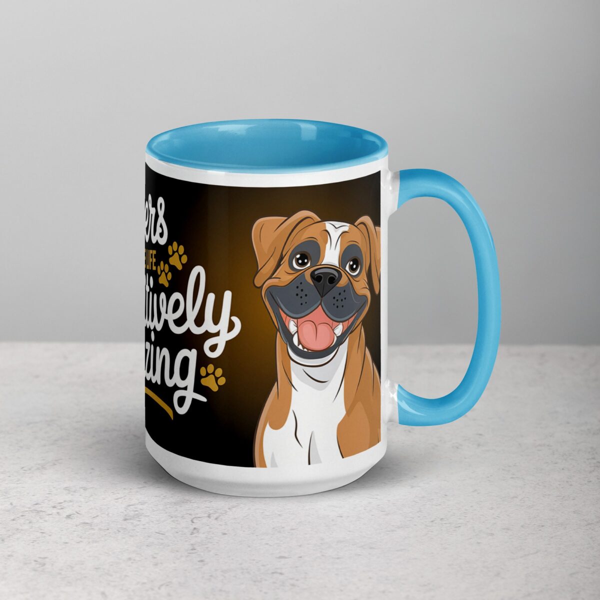 Boxers Make Life Pawsitively Amazing Coffee Mug - Image 19