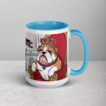 Bulldog Mom: Queen of Snuggles Coffee Mug - Image 18