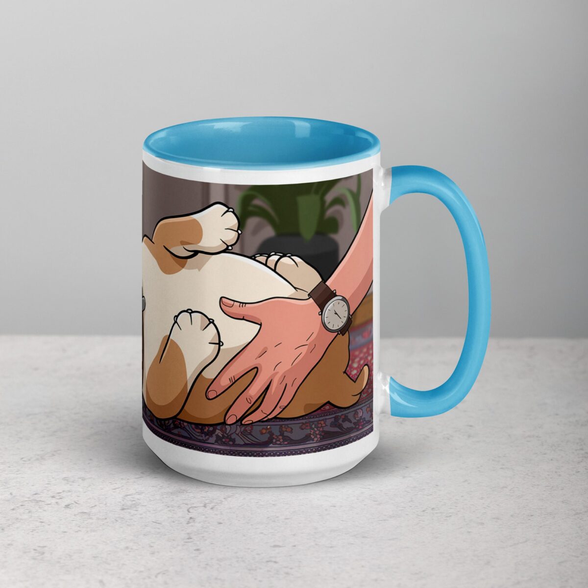 Bulldog Dad: Chief Belly Rub Giver Coffee Mug - Image 18