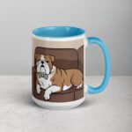 My Bulldog Is My Therapist Coffee Mug & Tea Cup - Image 18