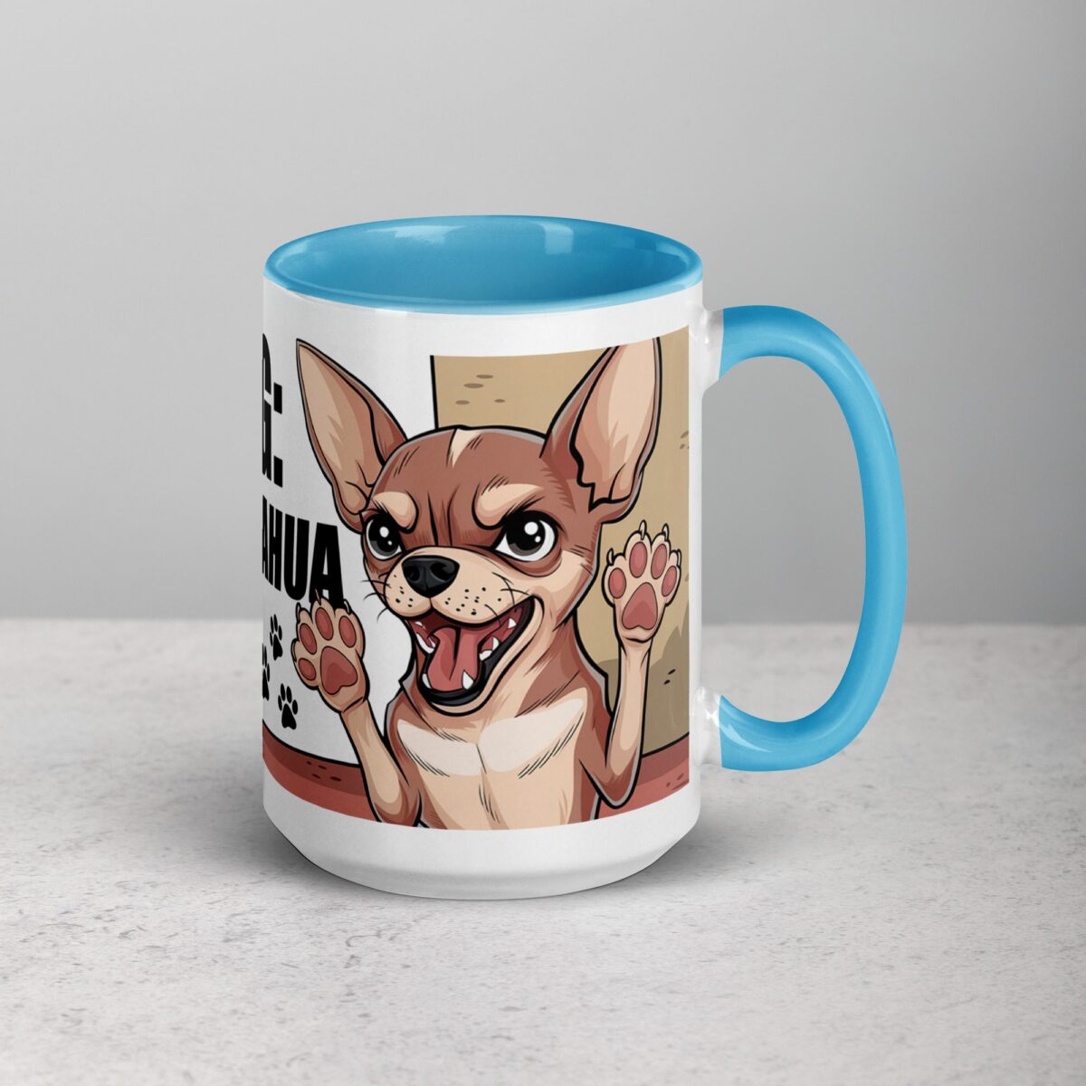 Warning: Fierce Chihuahua on Duty Coffee Mug - Image 18