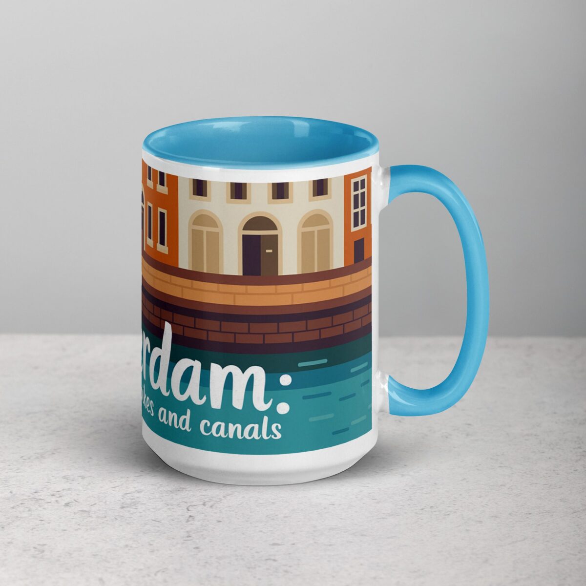 Amsterdam: The City of Bikes and Canals Coffee Mug - Image 18