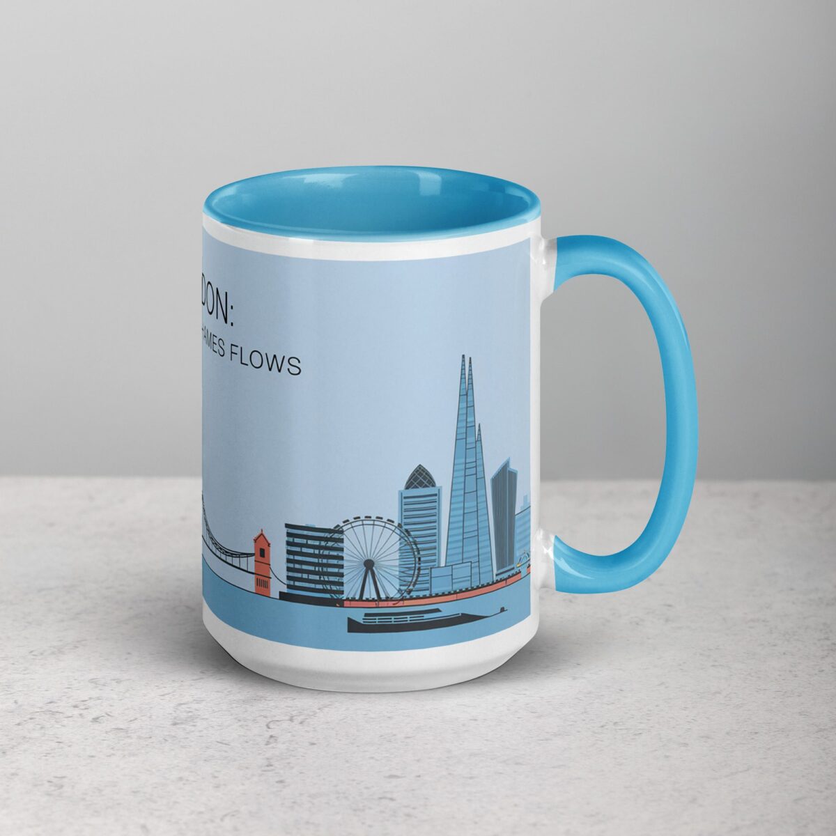 London: Where the Thames Flows Coffee Mug - Image 18