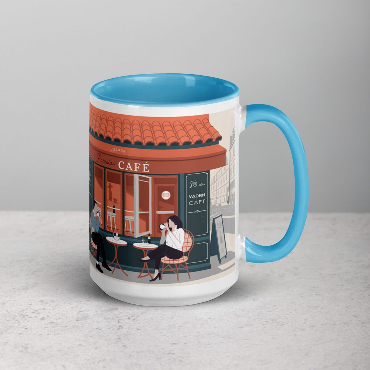 Happiness Is a Parisian Café Coffee Mug - Image 18