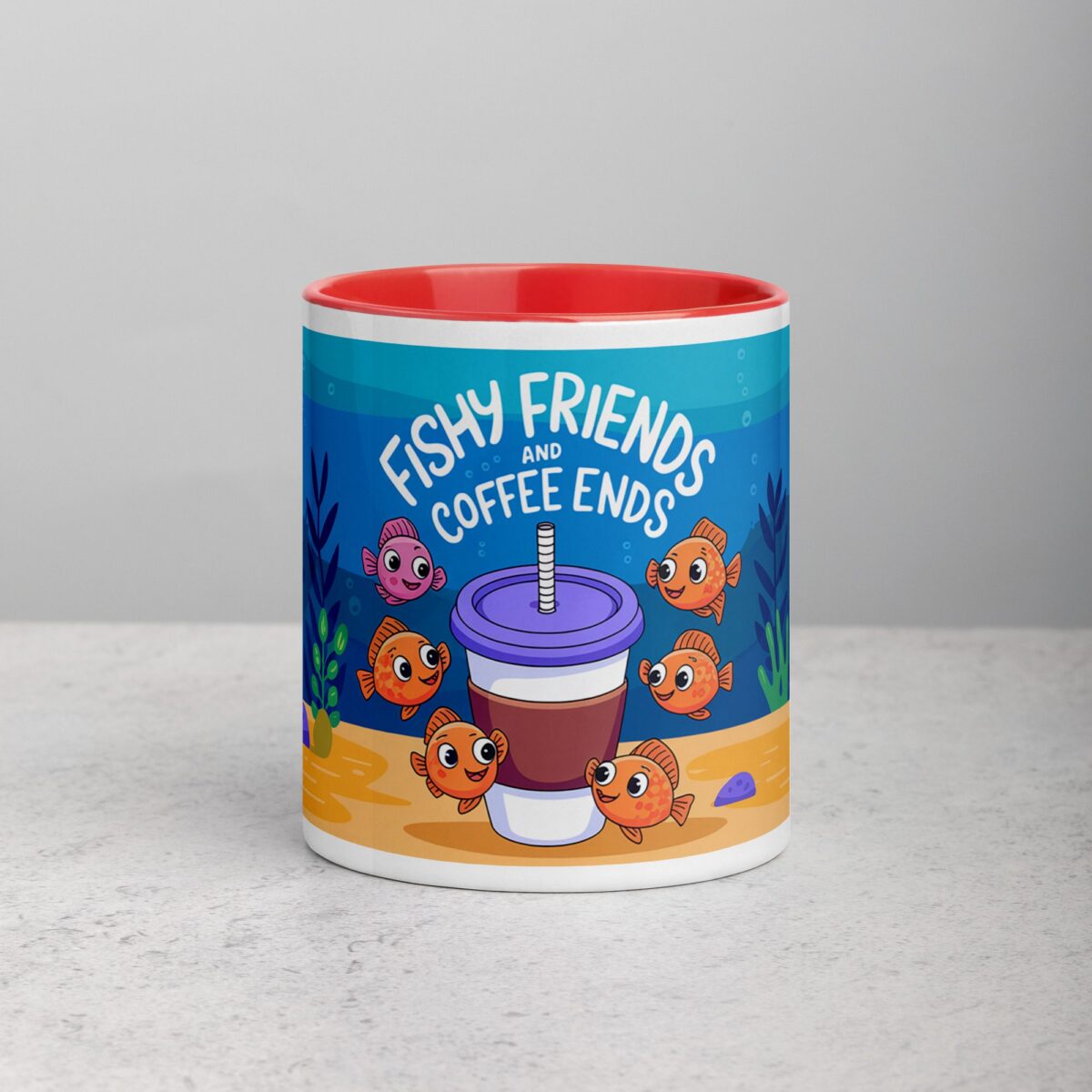 Fishy Friends and Coffee Ends Mug - Image 7