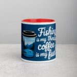 Fishing is My Therapy, Coffee is My Fuel Mug - Image 7