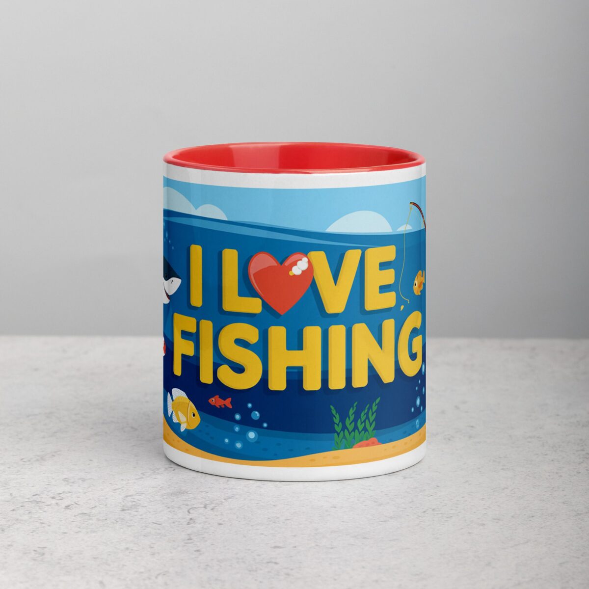 I Love Fishing Fun Coffee Mug & Tea Cup - Image 7