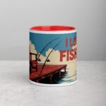 I Love Fishing Retro Coffee Mug & Tea Cup - Image 7
