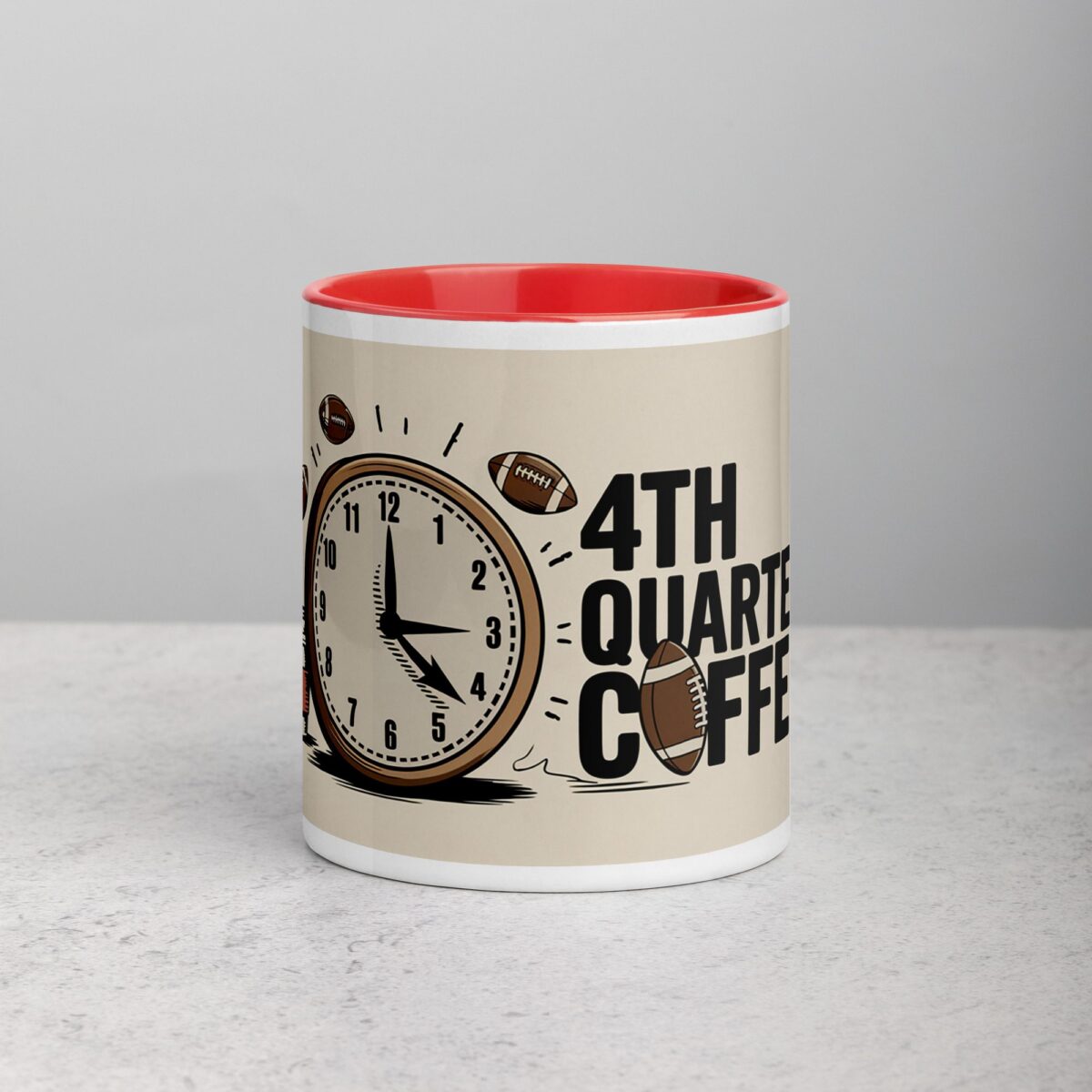 4th Quarter Coffee Football Mug - Image 7