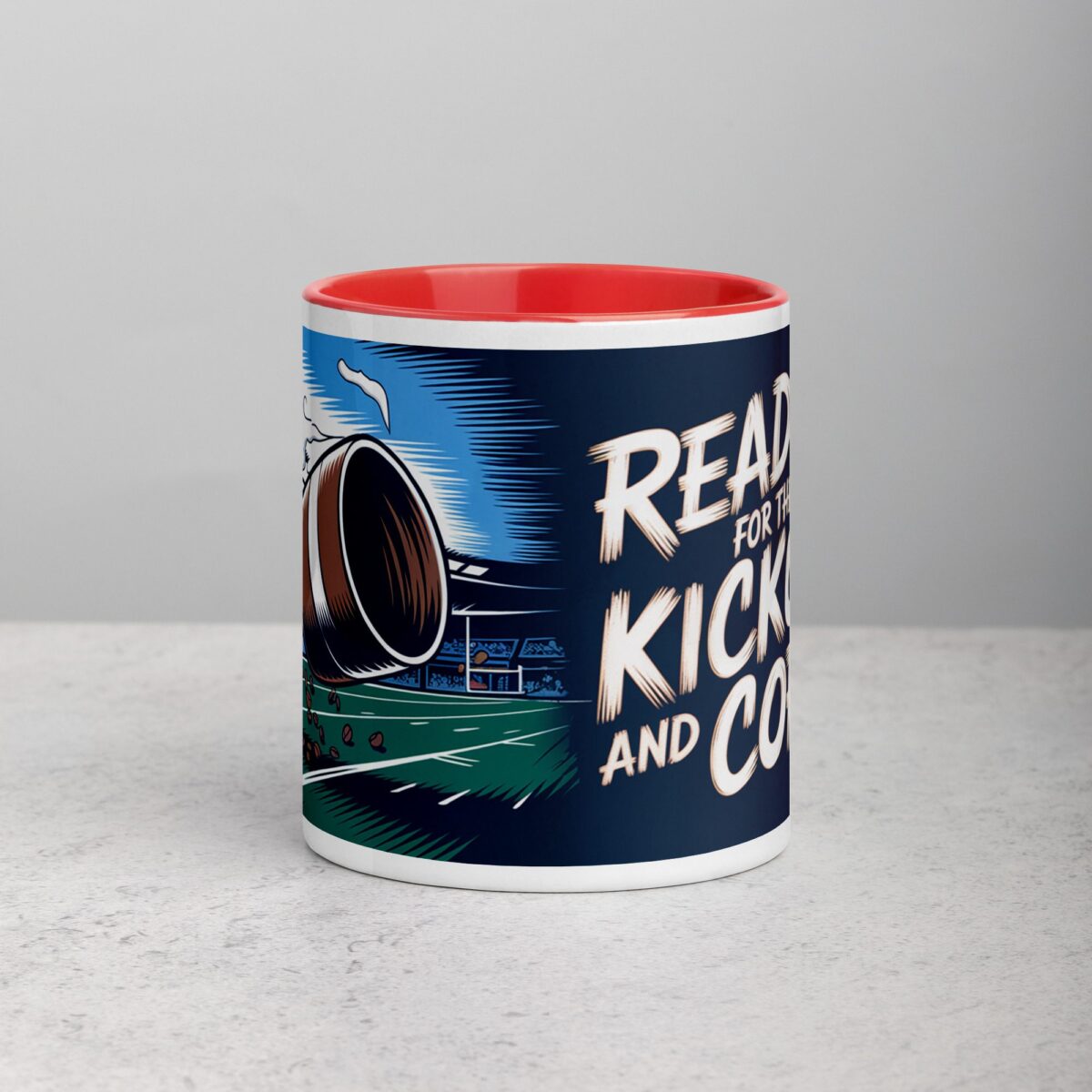 Ready for the Kickoff… and Coffee Football Mug - Image 7