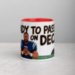 Ready to Pass… on Decaf Football Coffee Mug - Image 7