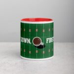 First Down, First Sip Football Coffee Mug - Image 7