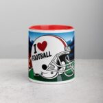 I Love Football Fun Coffee Mug & Tea Cup - Image 7