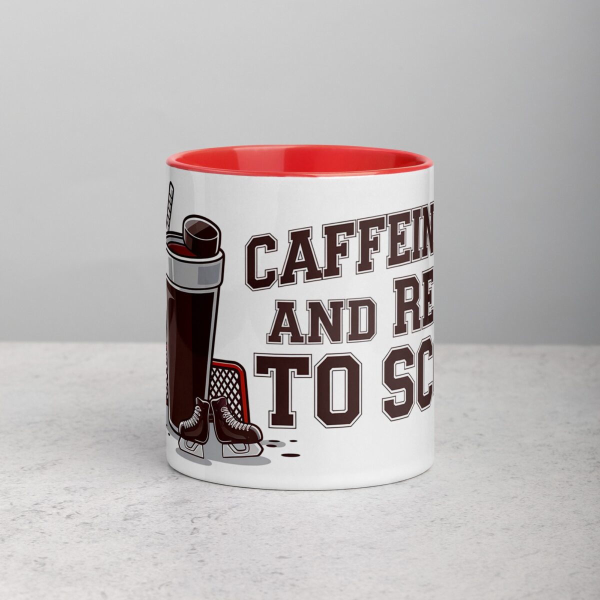 Caffeinated and Ready to Score Hockey Mug - Image 7