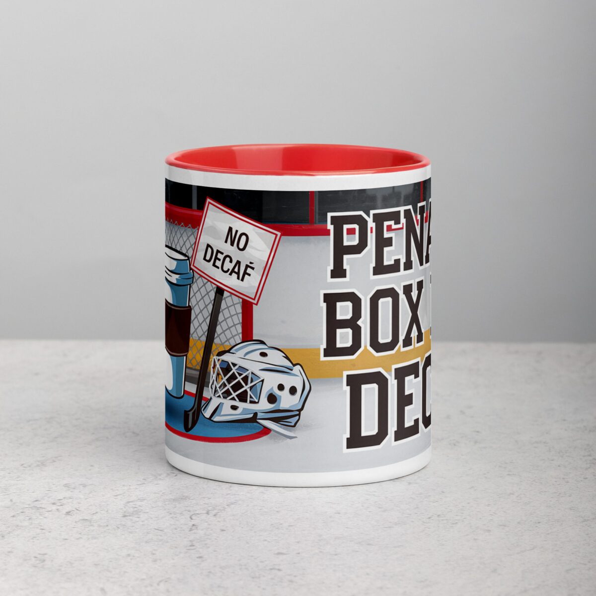 Penalty Box for Decaf Hockey Coffee Mug - Image 7