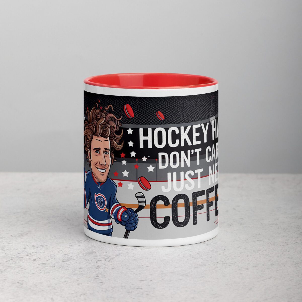 Hockey Hair, Don’t Care… Just Need Coffee Mug - Image 7