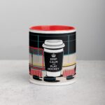 Keep Calm and Play Hockey Coffee Mug & Tea Cup - Image 7