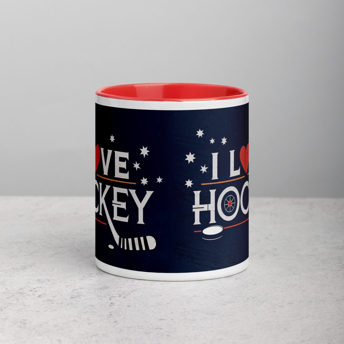I Love Hockey Sophisticated Hockey Coffee Cup - Image 7