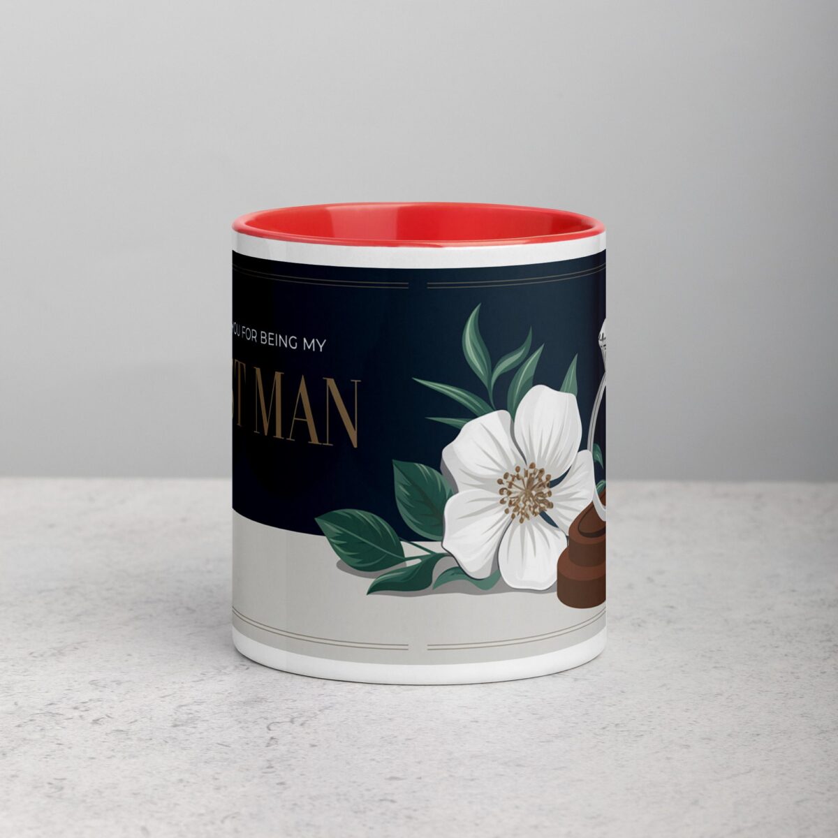 Sophisticated Thank You Best Man Coffee Mug & Tea Cup - Image 7