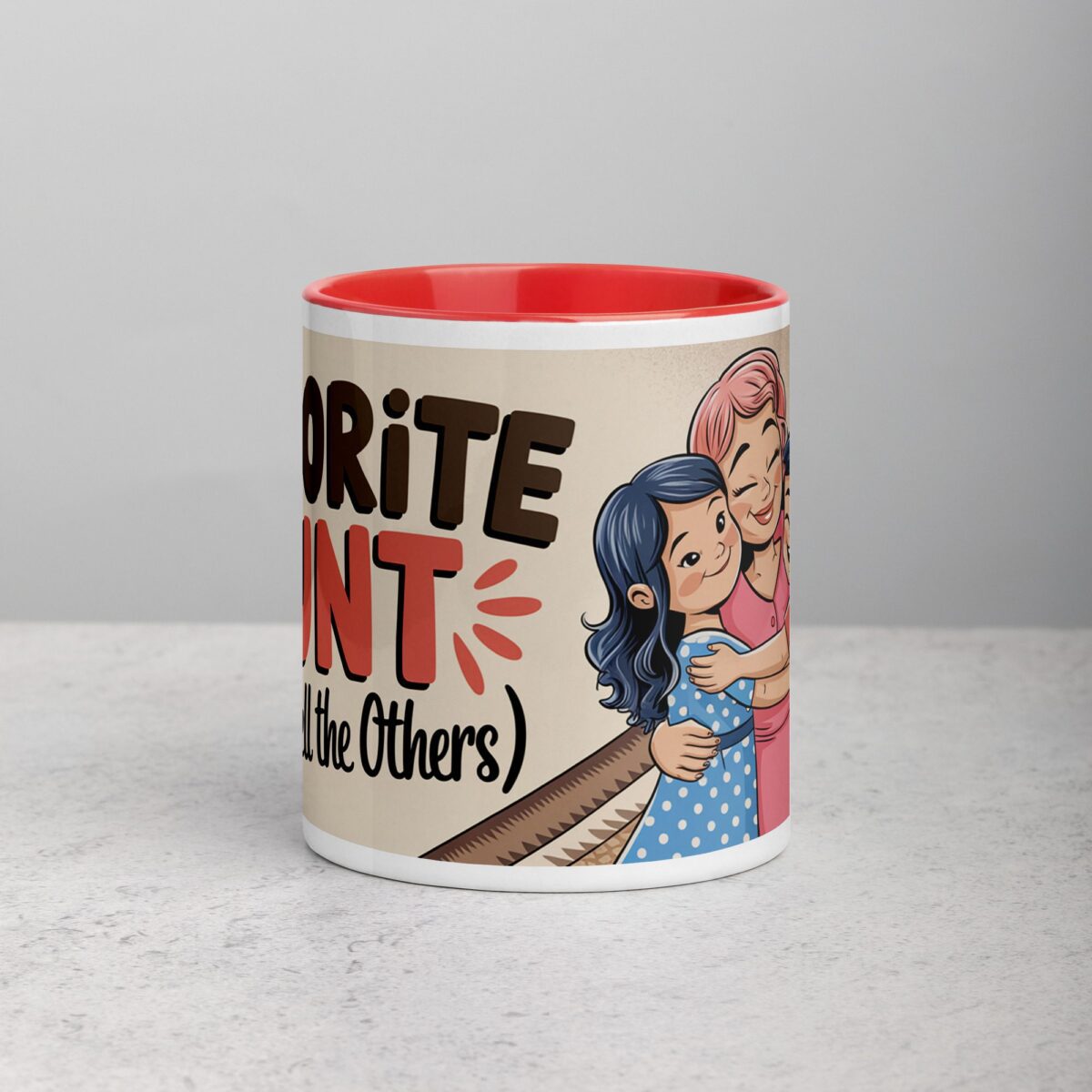 Favorite Aunt (Don’t Tell the Others) Coffee Mug - Image 7