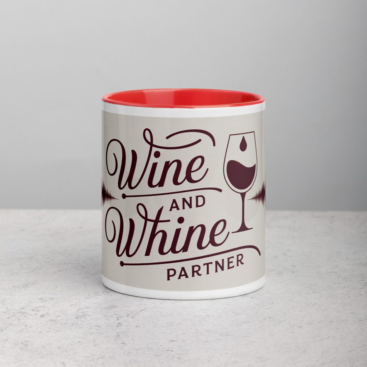 Wine and Whine Partner Coffee Mug & Tea Cup - Image 7