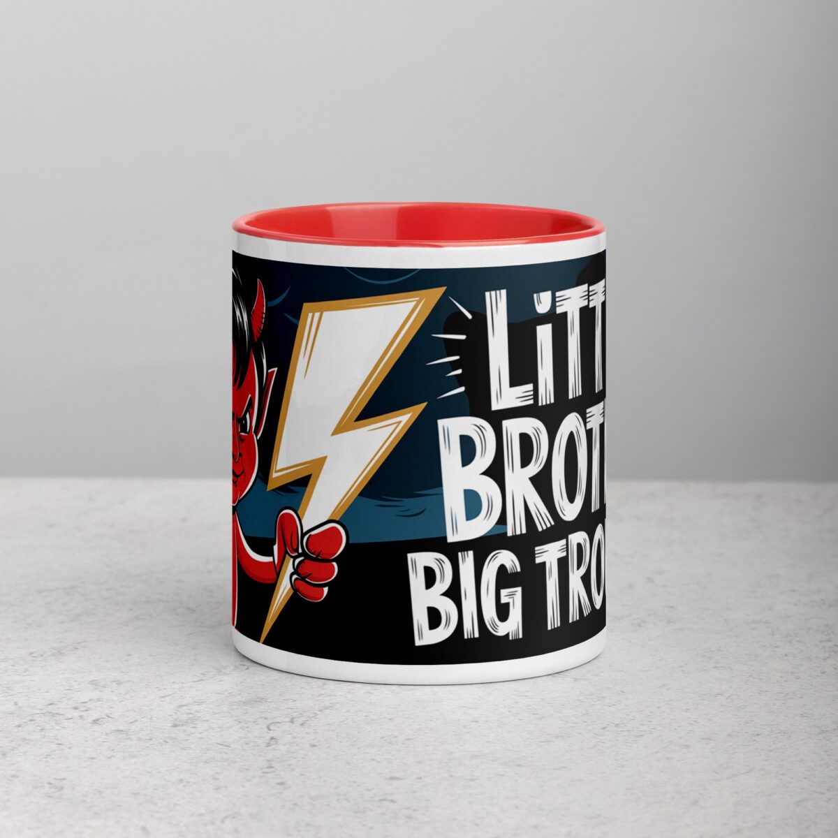 Little Brother, Big Trouble Coffee Mug - Image 7