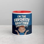 I’m the Favorite Brother (Obviously) Coffee Mug - Image 7