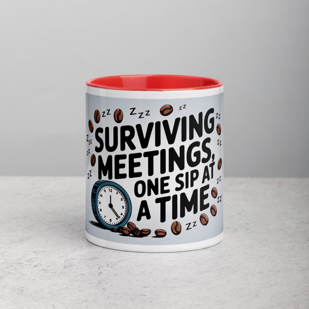 Surviving Meetings, One Sip at a Time Co-Worker Coffee Mug - Image 7