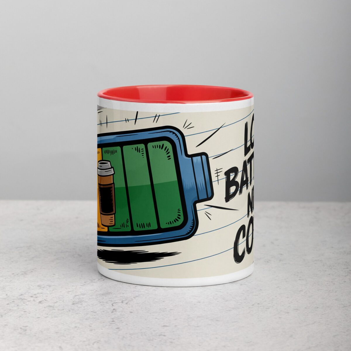 Low Battery, Need Coffee Gamer Mug - Image 7
